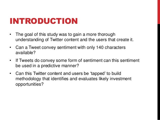 introduction for thesis presentation